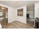 Modern kitchen with stainless steel appliances and white cabinets at 1203 Sandune Dr, Norcross, GA 30093