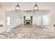 Kitchen island with granite countertop offering a view of the living room at 1330 Temple Draketown Rd, Temple, GA 30179