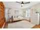 Bedroom featuring built-in shelves and hardwood floors at 2667 Flair Knoll Ne Dr, Atlanta, GA 30345