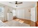 Bedroom with hardwood floors, a dresser, and sliding door closet at 2667 Flair Knoll Ne Dr, Atlanta, GA 30345