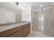 Bathroom boasts double sinks and a shower at 2397 Foley Park St, Snellville, GA 30078