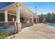 Covered patio area adjacent to pool at 2397 Foley Park St, Snellville, GA 30078