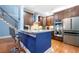 Modern kitchen with stainless steel appliances and granite countertops at 3280 Stillhouse Se Ln # 410, Atlanta, GA 30339
