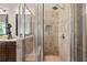 Clean bathroom with shower and tiled floors at 2741 Prado Ln, Marietta, GA 30066