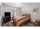 Cozy bedroom with a comfortable bed and a TV at 1276 Westover Nw Trce, Acworth, GA 30102