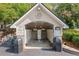 Covered mailboxes with bike storage and trash cans at 6940 Roswell Rd # 24E, Sandy Springs, GA 30328