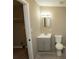 This bathroom features a new vanity and toilet at 967 Metropolitan Sw Pkwy, Atlanta, GA 30310