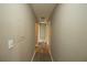 This hallway features luxury vinyl plank flooring and neutral paint at 967 Metropolitan Sw Pkwy, Atlanta, GA 30310