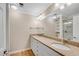 Bright bathroom features double sinks, granite countertops, and a glass-enclosed shower enhancing its appeal at 1094 Old Roswell Rd, Roswell, GA 30076