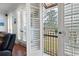 French doors leading to a private balcony or patio at 2344 Saint Davids Nw Sq # 2, Kennesaw, GA 30152