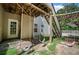 Backyard with wooden deck, stairs, and swings at 4115 Brightmore Dr, Austell, GA 30106