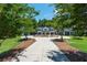 Circular driveway with landscaping at 201 Edwards Brook Ct, Canton, GA 30115