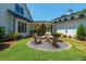 Charming fire pit area with seating at 201 Edwards Brook Ct, Canton, GA 30115