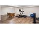 Finished basement with home gym and sitting area at 34 Peachtree Ne Cir, Atlanta, GA 30309