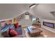Relaxing loft with electric fireplace and TV at 727 Charlotte Nw Pl, Atlanta, GA 30318