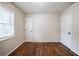 Spacious bedroom with hardwood floors and closets at 3738 Larkspur Ter, Decatur, GA 30032