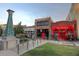 Daytime view of a town square with shops and restaurants at 1550 Park Creek Ne Ln, Brookhaven, GA 30319