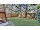 Landscaped backyard with wooden fence at 1048 Standard Ne Dr, Atlanta, GA 30319