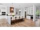 Modern kitchen with large island and stainless steel appliances at 464 Pine Tree Ne Dr, Atlanta, GA 30305