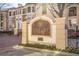 Tuscan style building entrance with signage at 955 Juniper Ne St # 4022, Atlanta, GA 30309