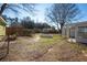 Large backyard with shed, garden, and firepit at 2833 Alan Sw Dr, Marietta, GA 30064