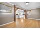 Bright dining area with bamboo flooring and view to kitchen at 2833 Alan Sw Dr, Marietta, GA 30064