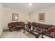 Cozy living room featuring two sofas and a coffee table at 1246 Carriage Trace Cir, Stone Mountain, GA 30087