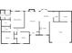 Open floor plan featuring primary bedroom, 2 additional bedrooms, and a 2-car garage at 220 Mountain Way, Covington, GA 30016