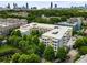 Aerial view of apartment building showcasing its architecture and landscaping at 870 Inman Village Pkwy # 203, Atlanta, GA 30307