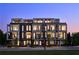 Modern apartment building with lit windows at dusk at 105 Georgia Se Ave # 1, Atlanta, GA 30312