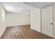 Finished basement with vinyl flooring and storage closet at 456 Pine Shadows Dr, Dallas, GA 30157