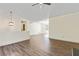 Open floorplan showcasing the flow between the kitchen, living, and dining areas at 456 Pine Shadows Dr, Dallas, GA 30157