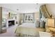 Main bedroom with fireplace, sitting area, and large windows at , Atlanta, GA 30327