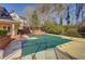 Another view of the residential pool with a green cover at , Atlanta, GA 30327