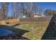 Spacious backyard with a large grassy area and wooden fence at 540 Saddle Shoals Dr, Lawrenceville, GA 30046