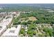 Wide aerial view of property location near park and residential area at 2972 Lookout Ne Pl, Atlanta, GA 30305