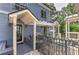 Charming backyard with pergola, patio furniture, and built-in grill at 2972 Lookout Ne Pl, Atlanta, GA 30305