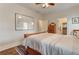 Bedroom with wooden bed frame and access to closet at 2972 Lookout Ne Pl, Atlanta, GA 30305