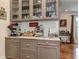 Built-in coffee bar with espresso machine and ample storage at 2972 Lookout Ne Pl, Atlanta, GA 30305