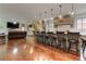 Modern kitchen with stainless steel appliances and an island at 2972 Lookout Ne Pl, Atlanta, GA 30305