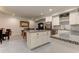 Modern kitchen with granite counters, stainless steel appliances, and an island at 2972 Lookout Ne Pl, Atlanta, GA 30305