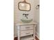 Charming powder room with unique sink and vintage-style mirror at 2972 Lookout Ne Pl, Atlanta, GA 30305