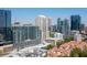 Aerial view of Midtown Atlanta, showcasing city skyline and high-rise buildings at 943 Peachtree Ne St # 1109, Atlanta, GA 30309