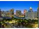 Night city views from a high-rise building at 943 Peachtree Ne St # 1109, Atlanta, GA 30309