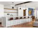Modern bar with seating and quartz countertop at 943 Peachtree Ne St # 1109, Atlanta, GA 30309