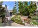 Landscaped courtyard with walkways and seating at 943 Peachtree Ne St # 1109, Atlanta, GA 30309