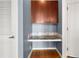 Built-in home office space in the kitchen area at 943 Peachtree Ne St # 1109, Atlanta, GA 30309