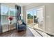 Bright breakfast nook with sliding glass door leading to deck at 505 Stagecoach Bnd, Smyrna, GA 30080