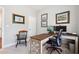 Spacious home office with L-shaped desk and two monitors at 505 Stagecoach Bnd, Smyrna, GA 30080