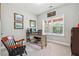 Home office with built-in desk and large window at 505 Stagecoach Bnd, Smyrna, GA 30080